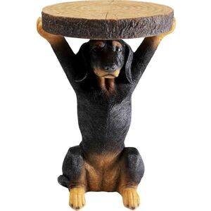 KARE Design Side Table Animal Bassotto, Brown, 32cm Diameter, Modern, Animal Motif, Gift Idea, Small Sofa Side Table, Round Bedside Table, Room Decor, Home Decoration for Living Room KARE Design Side Table Animal Bassotto, Brown, 32cm Diameter, Modern, Animal Motif, Gift Idea, Small Sofa Side Table, Round Bedside Table, Room Decor, Home Decoration for Living Room