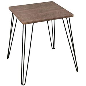 ASPECT Eros Vintage Wooden Side End Table with Hairpin Legs, 2, 45x45x55(H) cm ASPECT Eros Vintage Wooden Side End Table with Hairpin Legs, 2, 45x45x55(H) cm