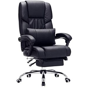 SONGMICS Office Computer Desk Chair with Footrest,height Adjustable,black,OBG71BUK SONGMICS Office Computer Desk Chair with Footrest,height Adjustable,black,OBG71BUK