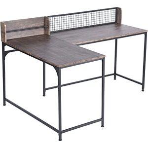 MEUBLE COSY L Shape Computer Desk Large Workstation Gaming Writing Table for Home Office Modern Design Metal Frame Easy Assembly MEUBLE COSY L Shape Computer Desk Large Workstation Gaming Writing Table for Home Office Modern Design Metal Frame Easy Assembly