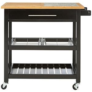 Premier Housewares Kitchen Trolleys With Worktop And Storage Wooden Pinewood Frame Kitchen Trolleys With Wheels Cart With Table Top Storage Drawers Premier Housewares Kitchen Trolleys With Worktop And Storage Wooden Pinewood Frame Kitchen Trolleys With Wheels Cart With Table Top Storage Drawers