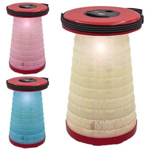 WEDO SITTOGLOW by 2126102 Telescopic Stool with LED Lighting 3 Lighting Levels 42 cm Height Adjustable in 10 Levels Shoulder Strap 150 kg Load Capacity TÜV & GS 1.28 kg Red WEDO SITTOGLOW by 2126102 Telescopic Stool with LED Lighting 3 Lighting Levels 42 cm Height Adjustable in 10 Levels Shoulder Strap 150 kg Load Capacity TÜV & GS 1.28 kg Red