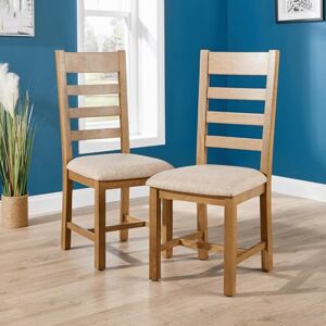 Home Source Slatted Back Dining Chair, Upholstered Seat, Backrest For Comfort, Beige Home Source Slatted Back Dining Chair, Upholstered Seat, Backrest For Comfort, Beige