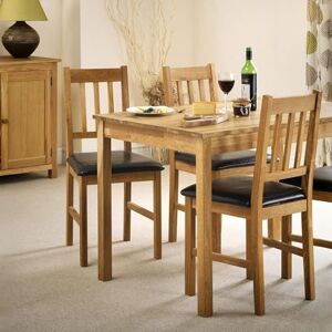 Julian Bowen Oak Wood Coxmoor Dining Chairs Set of 2 Julian Bowen Oak Wood Coxmoor Dining Chairs Set of 2