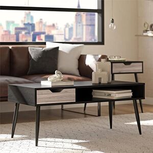 DHP Furniture Copley Coffee Table, Oak Look Black DHP Furniture Copley Coffee Table, Oak Look Black
