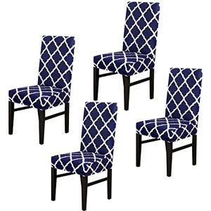 LSTHK Dining Chair Covers Set of 4, Stretch Dining Chair Protective Printed Slipcovers, Elastic Removable Washable Chair Protector Seat Covers for Dining Room Banquet Party Home Decor LSTHK Dining Chair Covers Set of 4, Stretch Dining Chair Protective Printed Slipcovers, Elastic Removable Washable Chair Protector Seat Covers for Dining Room Banquet Party Home Decor