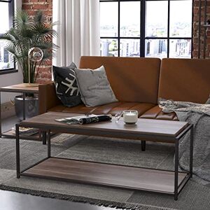 DHP Furniture Quincy Coffee Table, Weathered Oak Look DHP Furniture Quincy Coffee Table, Weathered Oak Look