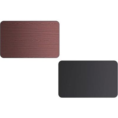 Stalwart Adexa TT3048MB Laminated Rectangular Table Top, Reversible Mahagony/Black, 48 Inch x 30 Inch Stalwart Adexa TT3048MB Laminated Rectangular Table Top, Reversible Mahagony/Black, 48 Inch x 30 Inch