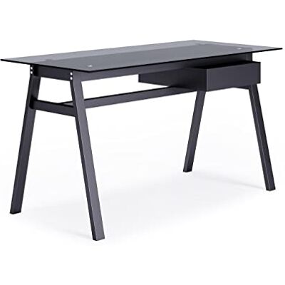 DHP Furniture Richmond Desk, Metal, Grey, 76 x 140 x 65 cm (H x W x D) DHP Furniture Richmond Desk, Metal, Grey, 76 x 140 x 65 cm (H x W x D)