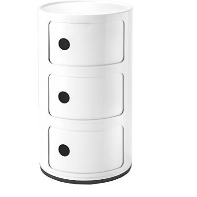 Kartell Componibile - 3 Compartments Storage Organizer - Storage Organizer Kartell Componibile - 3 Compartments Storage Organizer - Storage Organizer