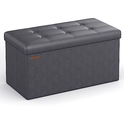 SONGMICS LSF070K20 - Slate Grey - 38D76W38H cm - Ottoman SONGMICS LSF070K20 - Slate Grey - 38D76W38H cm - Ottoman