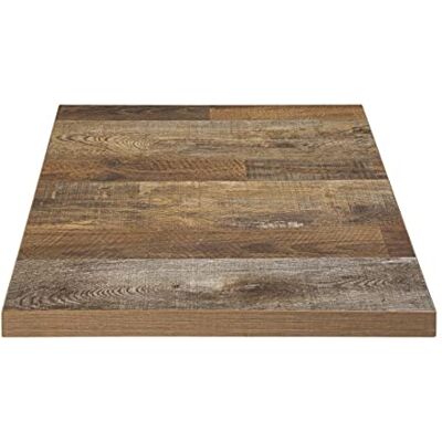 Bolero Pre-drilled Square Table Top in Chipboard for Indoor 600 mm Bolero Pre-drilled Square Table Top in Chipboard for Indoor 600 mm