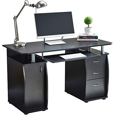 RayGar - Deluxe - Black - 3-Drawer - Desk RayGar - Deluxe - Black - 3-Drawer - Desk