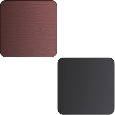Stalwart DA-TT2424MB Laminated Square Table top Reversible Mahagony Black 24x24 inches Stalwart DA-TT2424MB Laminated Square Table top Reversible Mahagony Black 24x24 inches
