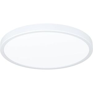 Eglo LED Ceiling Light Fitting Fueva 6, Round Ceiling lamp, Flush Light Fixture, White Plastic, Ceiling Lighting Warm White-Cold White, ⌀ 39 cm Eglo LED Ceiling Light Fitting Fueva 6, Round Ceiling lamp, Flush Light Fixture, White Plastic, Ceiling Lighting Warm White-Cold White, ⌀ 39 cm
