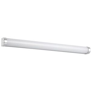 Eglo LED Bathroom Wall Light Tragacete 1, Vanity Mirror lamp with Switch, Over Cabinet Lighting Made of Plastic and Metal in Silver, White and Chrome, Neutral White, IP44, 24 inches Eglo LED Bathroom Wall Light Tragacete 1, Vanity Mirror lamp with Switch, Over Cabinet Lighting Made of Plastic and Metal in Silver, White and Chrome, Neutral White, IP44, 24 inches