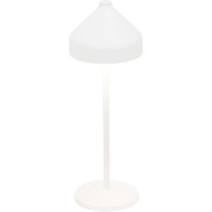 Zafferano , Amelie Lamp, Cordless Rechargeable Table Lamp with Touch Control, Suitable for Indoor and Outdoor Use, Dimmer, 2200-3000 K, Height 34 cm, White Colour Zafferano , Amelie Lamp, Cordless Rechargeable Table Lamp with Touch Control, Suitable for Indoor and Outdoor Use, Dimmer, 2200-3000 K, Height 34 cm, White Colour