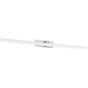 Eglo LED Wall Light Verdello, Hallway and Bathroom Mirror lamp, Lighting Fixture Made of Plastic in White and Chrome Finish, Warm White, Cool White, IP44 Eglo LED Wall Light Verdello, Hallway and Bathroom Mirror lamp, Lighting Fixture Made of Plastic in White and Chrome Finish, Warm White, Cool White, IP44