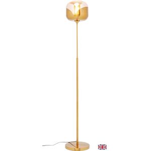 KARE Design Floor Lamp Golden Goblet Ball, Gold, Height 160cm, Metal and Glass, Standing Lamp, Floor Light, Home Decor, Decorative Lighting for Living Room, Bulb Not Included KARE Design Floor Lamp Golden Goblet Ball, Gold, Height 160cm, Metal and Glass, Standing Lamp, Floor Light, Home Decor, Decorative Lighting for Living Room, Bulb Not Included