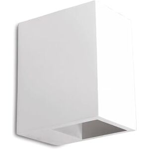 Integral LED Arta Indoor Decorative Paintable Plaster Up & Down Wall Light – Requires 1x G9 LED Bulb (Sold separately) – Match Your Interior, Ideal for Bedroom, Living Room, Hallways & Offices Integral LED Arta Indoor Decorative Paintable Plaster Up & Down Wall Light – Requires 1x G9 LED Bulb (Sold separately) – Match Your Interior, Ideal for Bedroom, Living Room, Hallways & Offices
