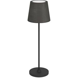 Eglo Cordless LED Table lamp Leonero, Wireless Battery Bedside Light, USB Rechargable Indoor Lighting, Metal with lampshade, Black, Touch dimmable, Warm Neutral White Eglo Cordless LED Table lamp Leonero, Wireless Battery Bedside Light, USB Rechargable Indoor Lighting, Metal with lampshade, Black, Touch dimmable, Warm Neutral White