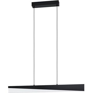 Eglo LED Pendant Lighting Isidro, dimmable Ceiling Light Fitting, Hanging lamp for Dining and Living Room Made of Black Metal and satined Plastic, Warm White, 31 Eglo LED Pendant Lighting Isidro, dimmable Ceiling Light Fitting, Hanging lamp for Dining and Living Room Made of Black Metal and satined Plastic, Warm White, 31