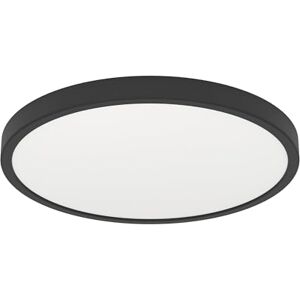 Eglo LED Ceiling Light Fitting Fueva 6, Round Ceiling lamp, Flush Light Fixture, Plastic in Black and White, Ceiling Lighting Warm White-Cold White, ⌀ 39 cm Eglo LED Ceiling Light Fitting Fueva 6, Round Ceiling lamp, Flush Light Fixture, Plastic in Black and White, Ceiling Lighting Warm White-Cold White, ⌀ 39 cm