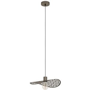 Eglo Pendant Lighting Swaby, XXL Hanging lamp for Dining Table, Ceiling Light Fitting for Living Room, Bronze Coloured Metal, E27 Socket, Ø 40 cm Eglo Pendant Lighting Swaby, XXL Hanging lamp for Dining Table, Ceiling Light Fitting for Living Room, Bronze Coloured Metal, E27 Socket, Ø 40 cm