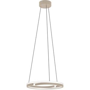 Eglo LED Pendant lamp Mezzomonte, dimmable Dining Table Light with Remote, Hanging Ceiling lamp, Metal Room Fixture in Sand and White, Warm to Cool 4400 lumens Eglo LED Pendant lamp Mezzomonte, dimmable Dining Table Light with Remote, Hanging Ceiling lamp, Metal Room Fixture in Sand and White, Warm to Cool 4400 lumens