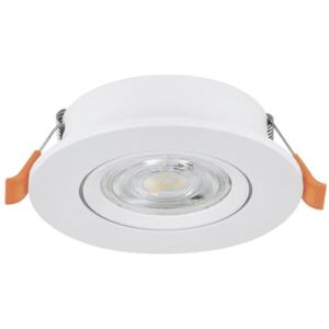 Eglo LED Recessed Spotlight Barranco, Ceiling Spot with Dip Switch, Adjustable Ceiling Light Made of White Plastic, Warm White to Cool White, Including GU10 Bulb, Ø 9 cm Eglo LED Recessed Spotlight Barranco, Ceiling Spot with Dip Switch, Adjustable Ceiling Light Made of White Plastic, Warm White to Cool White, Including GU10 Bulb, Ø 9 cm