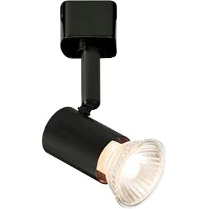 Knightsbridge GU10 Adjustable Track Cylindrical Spotlight in Black Knightsbridge GU10 Adjustable Track Cylindrical Spotlight in Black