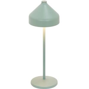 Zafferano , Amelie Lamp, Cordless Rechargeable Table Lamp with Touch Control, Suitable for Indoor and Outdoor Use, Dimmer, 2200-3000 K, Height 34 cm, Leaf Green Colour Zafferano , Amelie Lamp, Cordless Rechargeable Table Lamp with Touch Control, Suitable for Indoor and Outdoor Use, Dimmer, 2200-3000 K, Height 34 cm, Leaf Green Colour