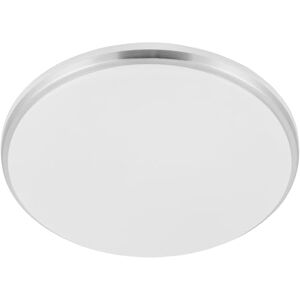 Eglo Outdoor LED Ceiling lamp Margidore, Warm to Cool White, Balcony Ceiling Light, Terrace Lighting, Plastic and Metal in Silver and White, IP54, Ø 34 cm Eglo Outdoor LED Ceiling lamp Margidore, Warm to Cool White, Balcony Ceiling Light, Terrace Lighting, Plastic and Metal in Silver and White, IP54, Ø 34 cm
