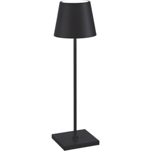 Zafferano , Poldina Pro Lamp, Rechargeable Cordless Table Lamp with Touch Controls, Suitable for Interior and Outdoor, Dimmer, 2200-3000 K, Height 38 cm, Black Colour Zafferano , Poldina Pro Lamp, Rechargeable Cordless Table Lamp with Touch Controls, Suitable for Interior and Outdoor, Dimmer, 2200-3000 K, Height 38 cm, Black Colour