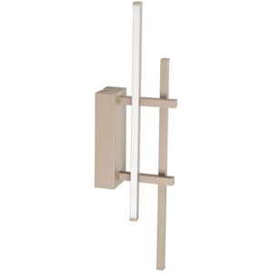 Eglo LED Wall lamp Trepiliano, Indoor Mounted Light with indirect Lighting, Bedroom in Rod Shape, Metal Sand Colour, Warm White Eglo LED Wall lamp Trepiliano, Indoor Mounted Light with indirect Lighting, Bedroom in Rod Shape, Metal Sand Colour, Warm White