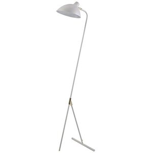 Teamson Home VERSANORA Delicata Monopod Standard Task Floor Lamp with White Shade, Reading Spot Light, Modern Tall Lighting for Living Room or Office Teamson Home VERSANORA Delicata Monopod Standard Task Floor Lamp with White Shade, Reading Spot Light, Modern Tall Lighting for Living Room or Office