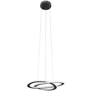 Eglo LED Pendant Lighting Rolimare, Curved Hanging lamp for Dining Table, Ceiling Light Fitting for Living Room, Black Metal and White Plastic, Neutral White, Ø 42 cm Eglo LED Pendant Lighting Rolimare, Curved Hanging lamp for Dining Table, Ceiling Light Fitting for Living Room, Black Metal and White Plastic, Neutral White, Ø 42 cm