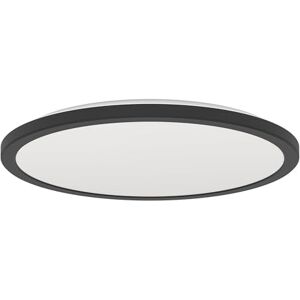 Eglo LED Ceiling Light Fitting Rovito, Round Ceiling lamp, Bathroom Lighting, Flush luminaire Made of Plastic in Black and White, Warm White-Cold White, IP44, Ø 39 cm Eglo LED Ceiling Light Fitting Rovito, Round Ceiling lamp, Bathroom Lighting, Flush luminaire Made of Plastic in Black and White, Warm White-Cold White, IP44, Ø 39 cm
