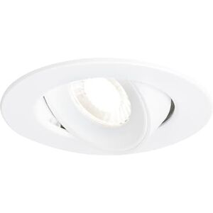 4lite Marsonia Indoor Downlight (White) Pack of 10 Adjustable 600lm Cool White LED Integrated Spotlight with IP20 Rating- 4L1/2220/4X10-4yr Guarantee 4lite Marsonia Indoor Downlight (White) Pack of 10 Adjustable 600lm Cool White LED Integrated Spotlight with IP20 Rating- 4L1/2220/4X10-4yr Guarantee