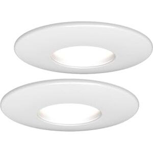 4lite Fire-Rated Indoor Downlight (Matt White) Pack of 2 IP65 Rated Dimmable Spotlight Supplied with a 2200k 6500k 345lm Smart GU10 Bulb 4L1/2210x2-4yr Guarantee 4lite Fire-Rated Indoor Downlight (Matt White) Pack of 2 IP65 Rated Dimmable Spotlight Supplied with a 2200k 6500k 345lm Smart GU10 Bulb 4L1/2210x2-4yr Guarantee