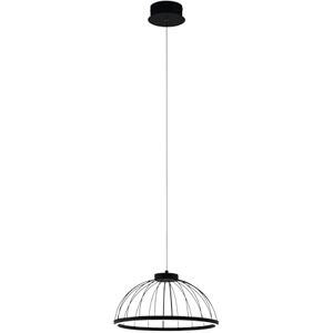 Eglo Bogotenillo LED Pendant Light, 1 Bulb Vintage, Modern, Pendant Light Made of Steel and Plastic, Dining Table Lamp in Black, White, Hanging Living Room Lamp, Diameter 38 cm Eglo Bogotenillo LED Pendant Light, 1 Bulb Vintage, Modern, Pendant Light Made of Steel and Plastic, Dining Table Lamp in Black, White, Hanging Living Room Lamp, Diameter 38 cm
