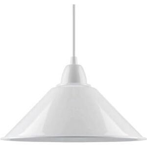 DC VOLTAGE Retro White Light Shade Ceiling, 22cm Cone Metal Lampshades for Ceiling Lights, Industrial Easy Fit Pendant Lamp Shades for Table Lamps, Living Room, Bedroom, Kitchen, Hallway, Home Décor DC VOLTAGE Retro White Light Shade Ceiling, 22cm Cone Metal Lampshades for Ceiling Lights, Industrial Easy Fit Pendant Lamp Shades for Table Lamps, Living Room, Bedroom, Kitchen, Hallway, Home Décor