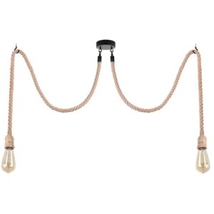 LEDSone 2 Heads Spider Light Chandelier with Bulb,Pendant Lighting Ceiling,DIY Spider Rope Ceiling Lights,Bedroom Light Shades,Industrial Hanging Ceiling Lights,Hanging Light Fitting,Loft Lighting LEDSone 2 Heads Spider Light Chandelier with Bulb,Pendant Lighting Ceiling,DIY Spider Rope Ceiling Lights,Bedroom Light Shades,Industrial Hanging Ceiling Lights,Hanging Light Fitting,Loft Lighting