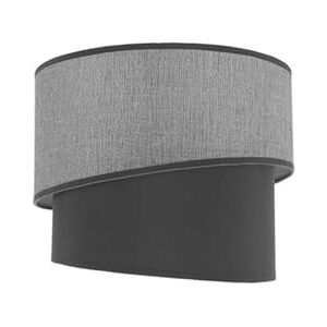 VoltShine Hanging lampshade lampshade E27 in Grey, Dimensions 30x25x20 cm, Ideal for Creating Elegant atmospheres VoltShine Hanging lampshade lampshade E27 in Grey, Dimensions 30x25x20 cm, Ideal for Creating Elegant atmospheres