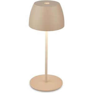Briloner Mini LED Table Lamp Wireless IP44 with Touch, Infinitely Dimmable, Rechargeable Battery & Light Source Interchangeable, Bedside/Decorative/Outdoor Lamp, 8x20 cm (DxH), Beige Briloner Mini LED Table Lamp Wireless IP44 with Touch, Infinitely Dimmable, Rechargeable Battery & Light Source Interchangeable, Bedside/Decorative/Outdoor Lamp, 8x20 cm (DxH), Beige