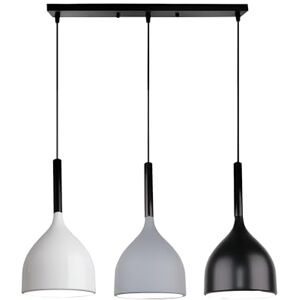 LEDSone Modern 3 Light Pendant Ceiling Lamp Adjustable Height Metal Shades 50cm Bar Nordic Style Hanging Fixture for Dining Room, Kitchen Island, Living Room, Bedroom LEDSone Modern 3 Light Pendant Ceiling Lamp Adjustable Height Metal Shades 50cm Bar Nordic Style Hanging Fixture for Dining Room, Kitchen Island, Living Room, Bedroom