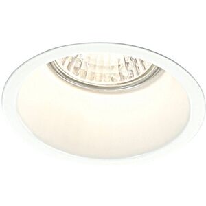 National Lighting Peake Anti Glare Dimmable Low Profile Recessed Downlight GU10 Spotlight in a Gloss White Finish National Lighting Peake Anti Glare Dimmable Low Profile Recessed Downlight GU10 Spotlight in a Gloss White Finish