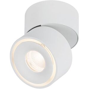 Paulmann 93373 recessed LED ceiling luminaire Spircle 78mm incl. 1x8.0W warm white chrome matt surface-mounted aluminium ceiling luminaire 3000K Paulmann 93373 recessed LED ceiling luminaire Spircle 78mm incl. 1x8.0W warm white chrome matt surface-mounted aluminium ceiling luminaire 3000K