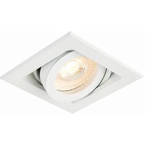 National Lighting Xeno Matt White Single Adjustable Tilt GU10 LED Mains Voltage Recessed Indoor Boxed Downlight National Lighting Xeno Matt White Single Adjustable Tilt GU10 LED Mains Voltage Recessed Indoor Boxed Downlight