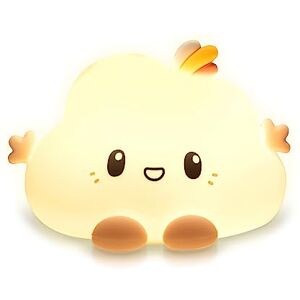 Groov-e Cuties Olly Cloud Colour Changing LED Night Light with 30/60 Minute Timer 7 Colours Tap to Use Rechargeable 12-Hour Battery or USB Powered for Babies, Toddlers & Children Groov-e Cuties Olly Cloud Colour Changing LED Night Light with 30/60 Minute Timer 7 Colours Tap to Use Rechargeable 12-Hour Battery or USB Powered for Babies, Toddlers & Children